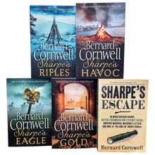 Load image into Gallery viewer, The Sharpe Series by Bernard Cornwell: Books 6-10 Collection Set - Fiction - Paperback