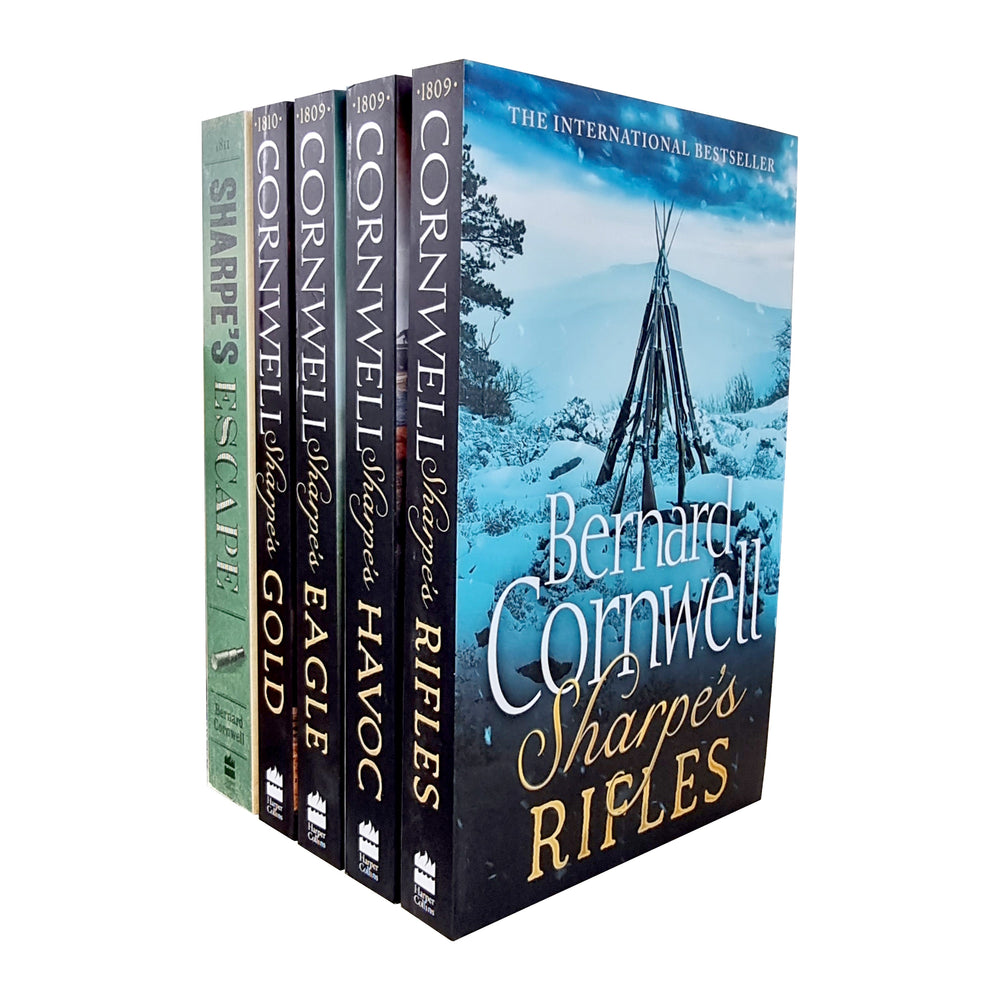 Sharpe by Bernard Cornwell: Books 6-10 Collection Set - Fiction - Paperback - Bangzo Books Wholesale