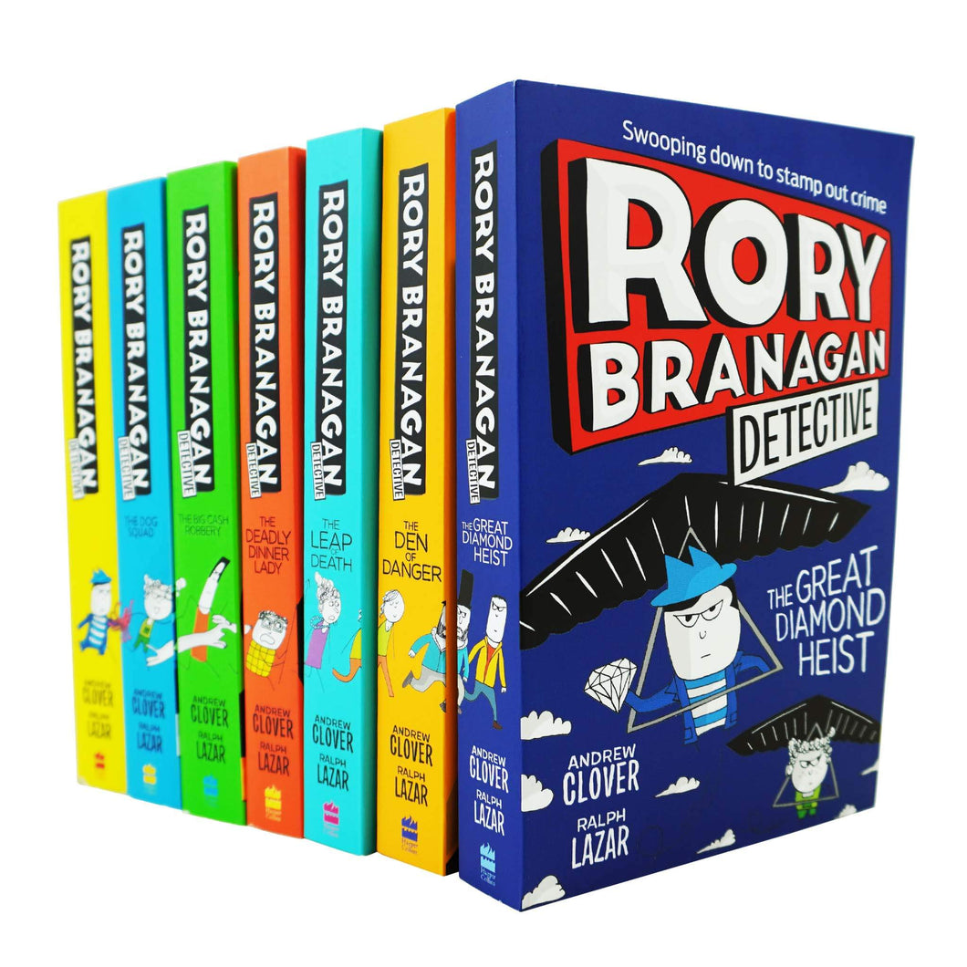 Rory Branagan Detective Series Books 1 - 7 Collection Set by Andrew Clover - Ages 8+ - Paperback