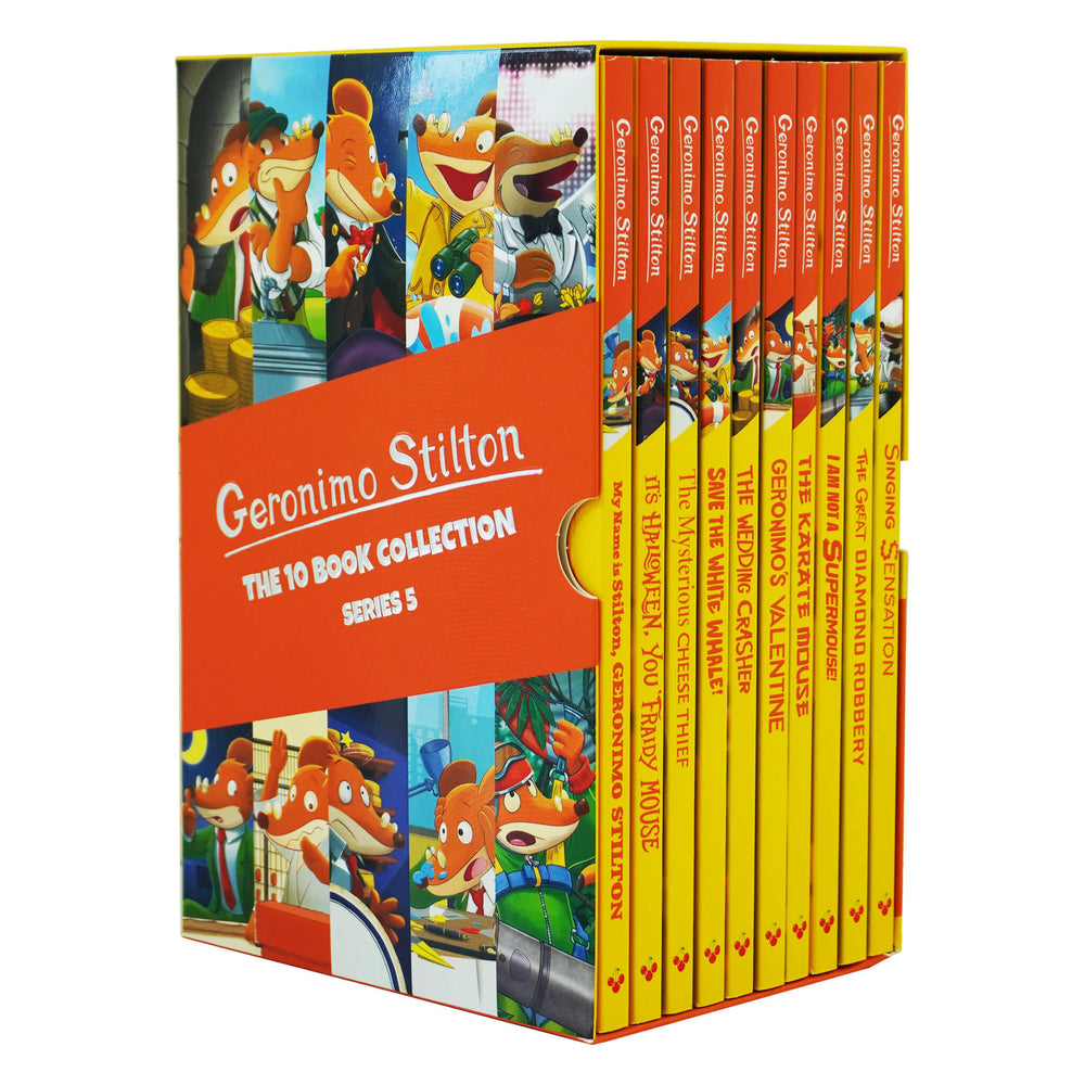 Geronimo Stilton The 10 Book Collection (Series 5) Box Set - Ages 5-7 - Paperback - Bangzo Books Wholesale