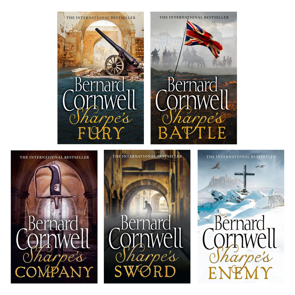 Sharpe by Bernard Cornwell (Book 11-13, 15-16) Collection 5 Books Set - Fiction - Paperback - Bangzo Books Wholesale