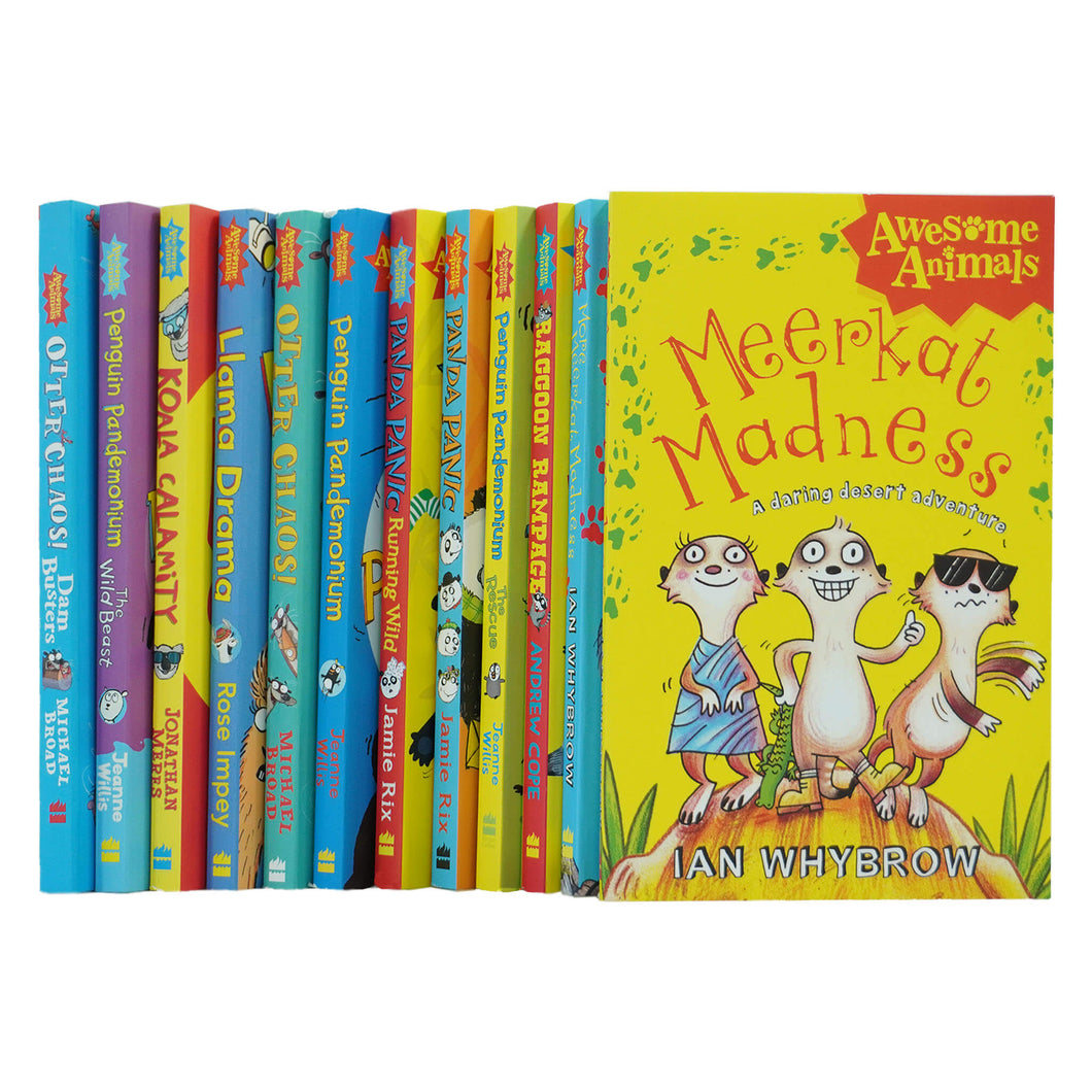 Awesome Animals Series 12 Books Collection Set - Ages 6-12 - Paperback
