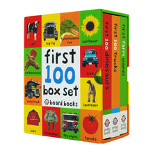 Load image into Gallery viewer, First 100 series 3 Books (Trucks, Dinosaurs &amp; First Farm Words) Children Collection Box Set By Roger Priddy - Ages 0-5 - Board Book