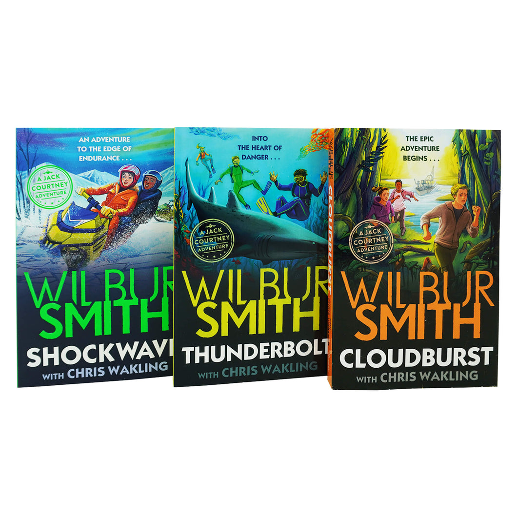 Jack Courtney Adventures Series 3 Books Collection Set by Wilbur Smith - Ages 9+ - Paperback