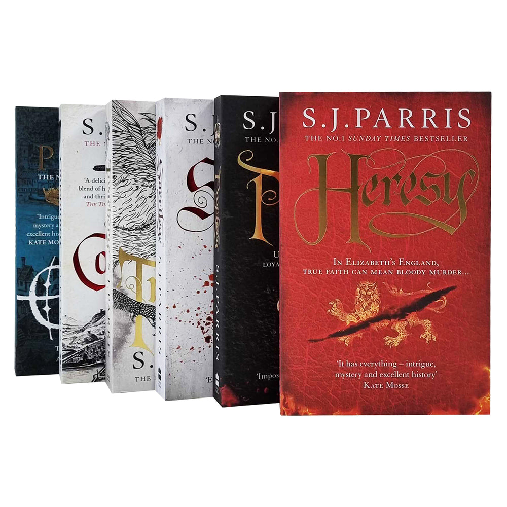 Giordano Bruno Series 6 Books Collection Set By S. J. Parris - Fiction - Paperback - Bangzo Books Wholesale