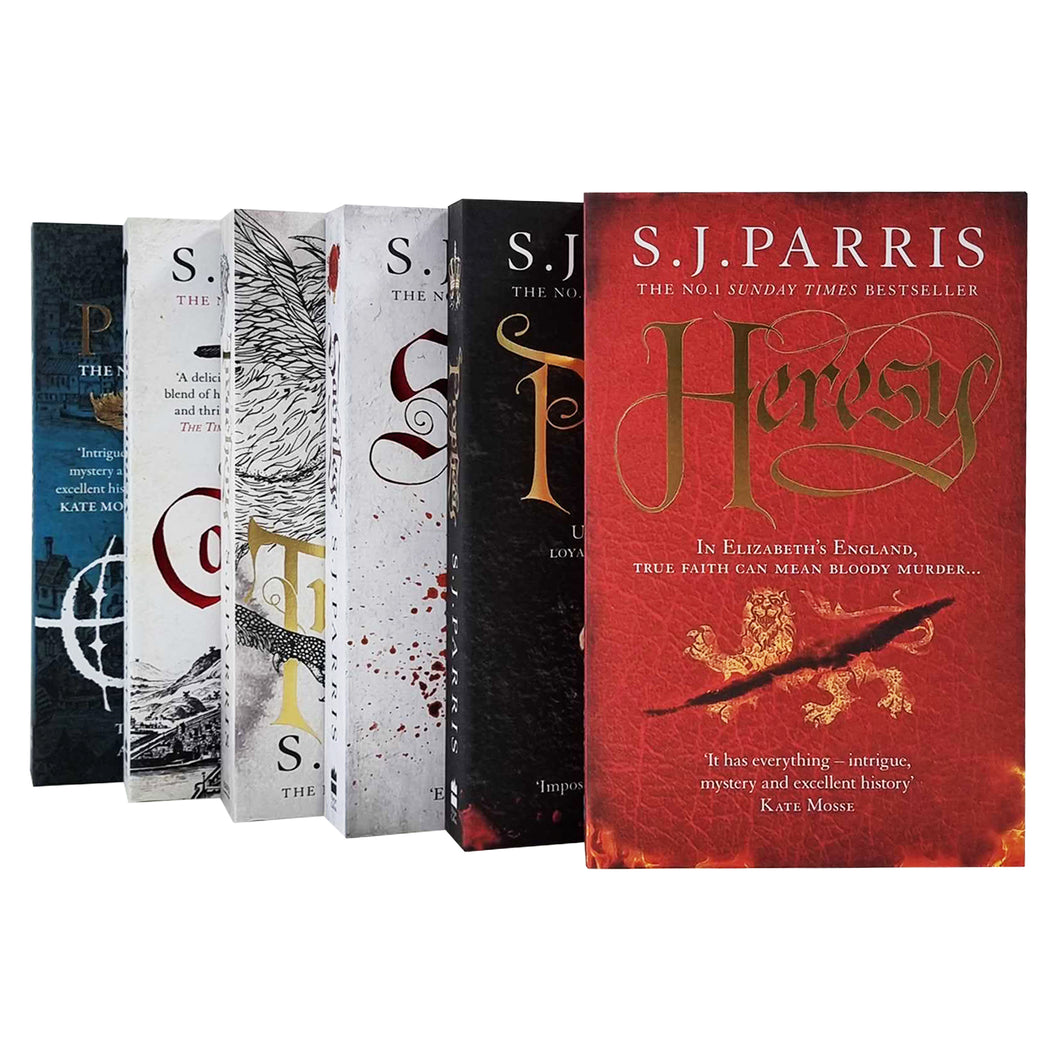 Giordano Bruno Series 6 Books Collection Set By S. J. Parris - Fiction - Paperback