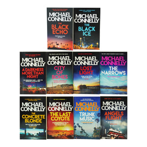 Harry Bosch Series By Michael Connelly 1-10 Books Collection Set - Fiction - Paperback