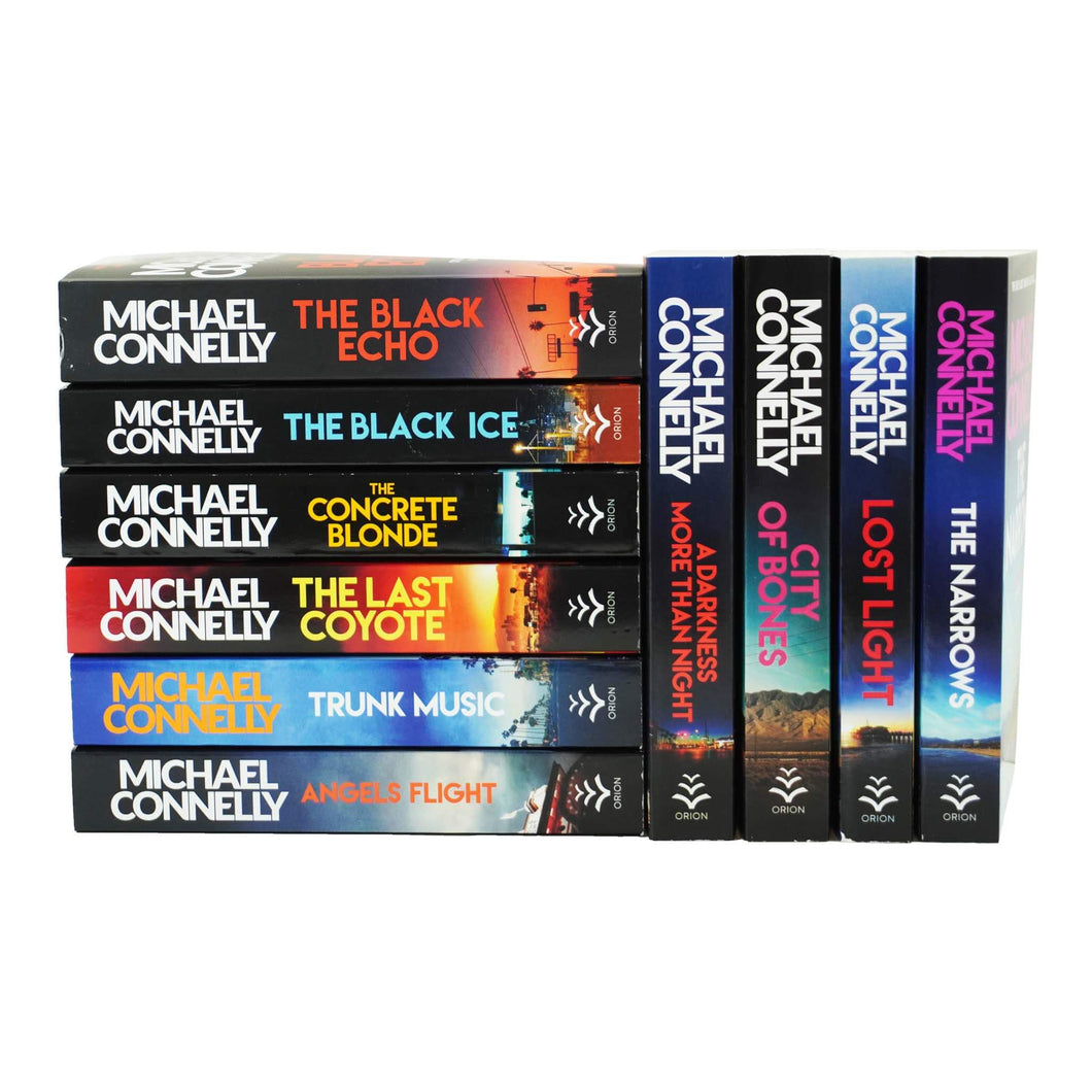 Harry Bosch Series By Michael Connelly 1-10 Books Collection Set - Fiction - Paperback