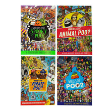 Load image into Gallery viewer, Where&#39;s the Poo...? Search and Find Collection 4 Books Set by Alex Hunter - Age 4-8 - Paperback