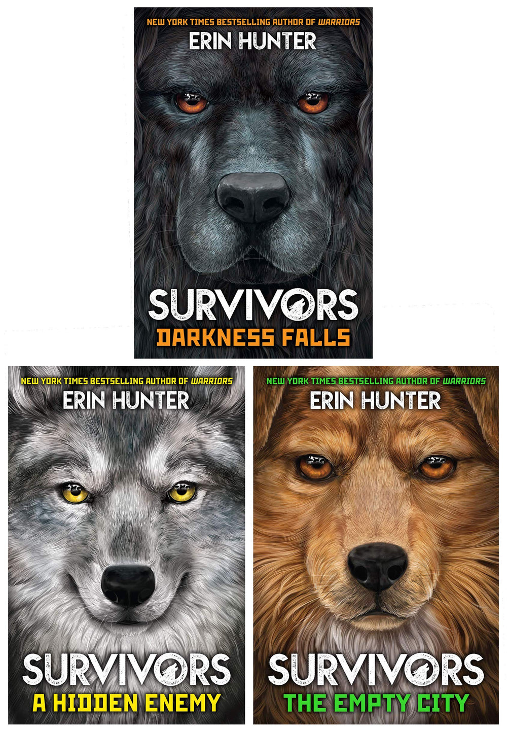 Survivors Series 3 Books Collection Set By Erin Hunter - Age 8 years and up - Paperback - Bangzo Books Wholesale