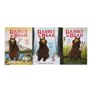 Rabbit and Bear Series 3 Books Collection Set By Julian Gough & Jim Field - Ages 7-9 - Paperback