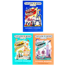 Load image into Gallery viewer, Taylor &amp; Rose Secret Agents Series 3 Books Collection Set By Katherine Woodfine - Ages 9-14 - Paperback