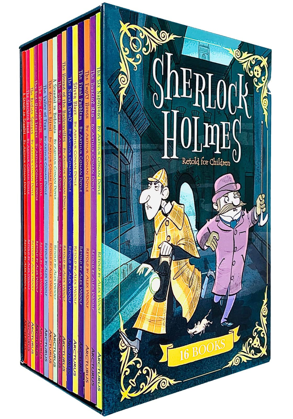 The Sherlock Holmes Retold for Children Collection 16 Books Box Set By Alex Woolf - Ages 7 Years and up - Paperback - Bangzo Books Wholesale