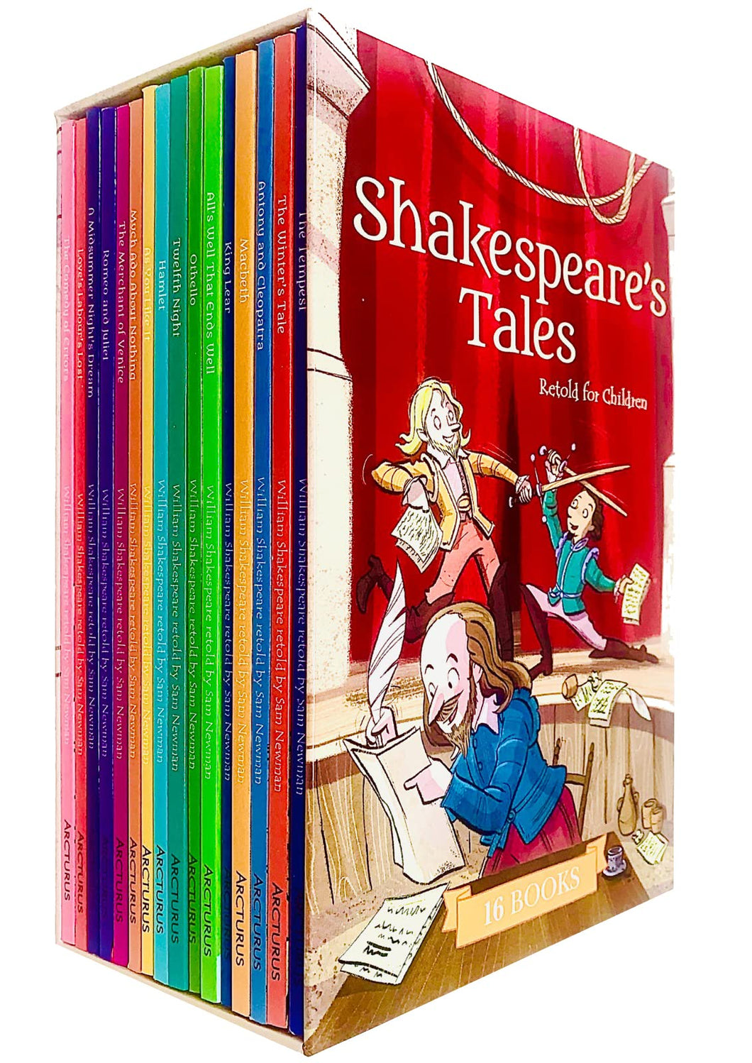 Shakespeare's Tales Retold for Children Collection 16 Books Box Set - Ages 7 years and up - Paperback
