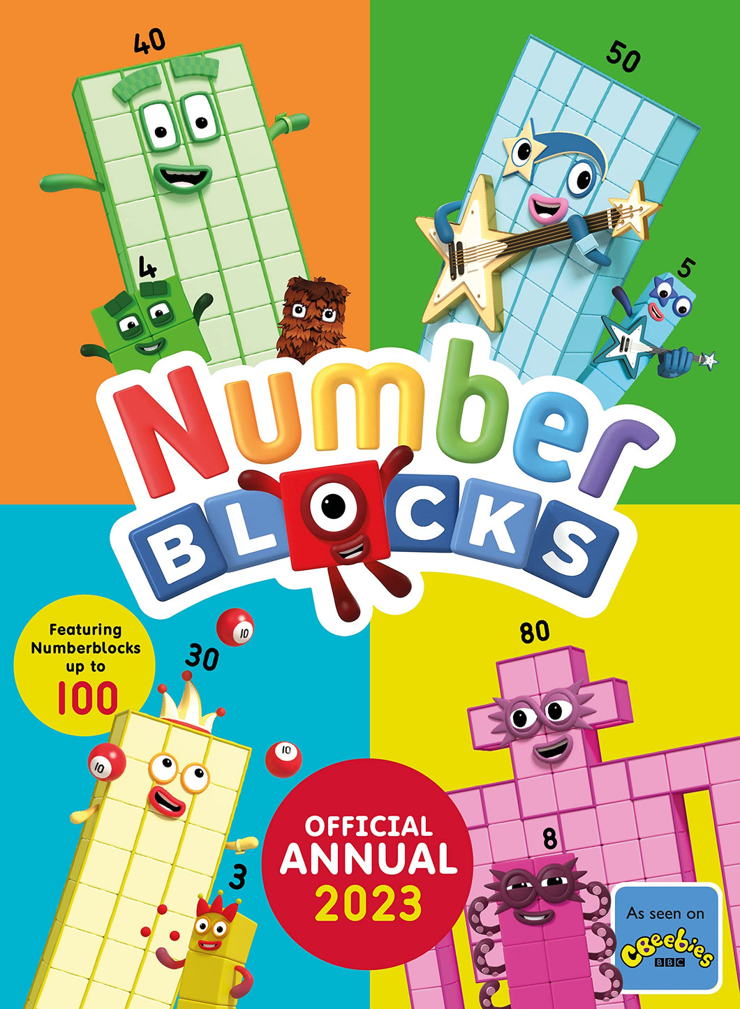 Numberblocks Official Annual 2023 By Sweet Cherry Publishing - Ages 4+ - Hardback
