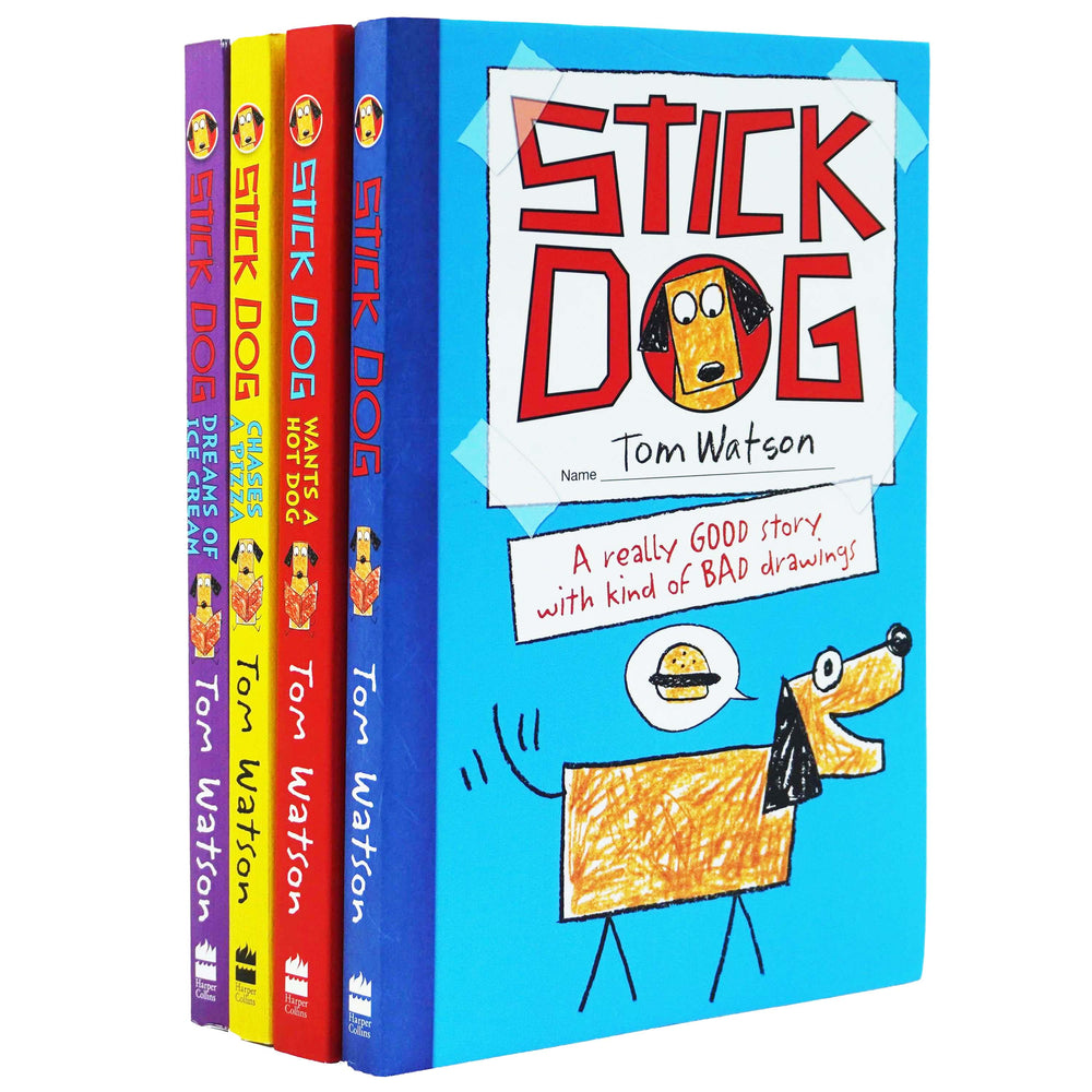Stick Dog Series By Tom Watson 4 Books Collection Set - Ages 6-11 - Paperback - Bangzo Books Wholesale