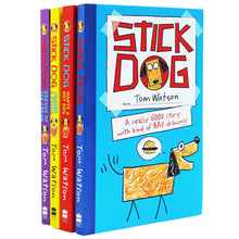 Load image into Gallery viewer, Stick Dog Series By Tom Watson 4 Books Collection Set - Ages 6-11 - Paperback