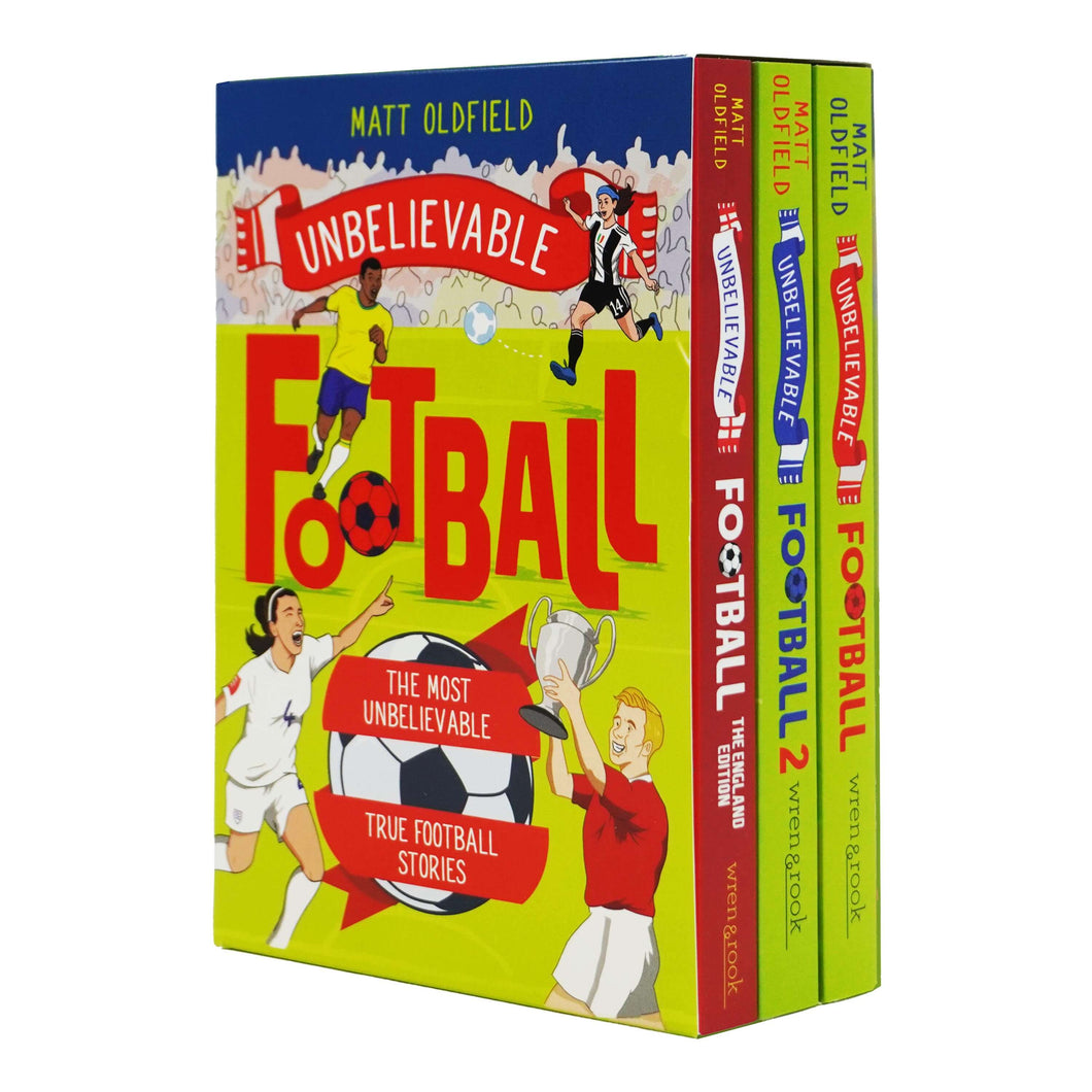 Unbelievable Football True Stories By Matt Oldfield 3 Books Collection Box Set - Ages 8-12 - Paperback