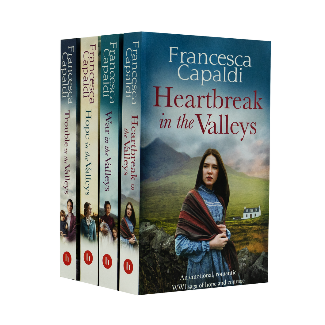 Wartime in the Valleys Series By Francesca Capaldi 4 Books Collection Set - Ages 16 years and up - Paperback