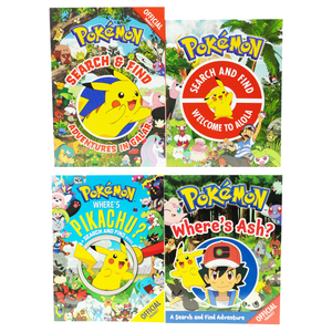 The Official Pokémon Series 4 Books Collection Set - Ages 5-8 - Paperback