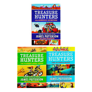 Treasure Hunters Series 6-8 by James Patterson 3 Books Collection Set - Ages 9-12 - Paperback