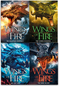 Wings of Fire Series by Tui T. Sutherland 4 Books Collection Set - Ages 8-12 - Paperback