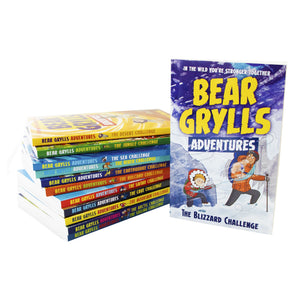 Bear Grylls The Complete Adventures Collection 12 Books Set - Ages 7+ - Paperback
