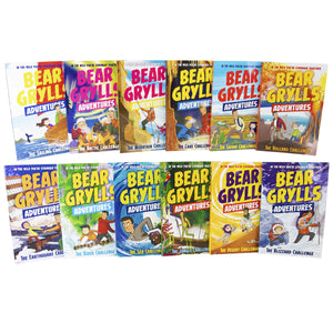 Bear Grylls The Complete Adventures Collection 12 Books Set - Ages 7+ - Paperback