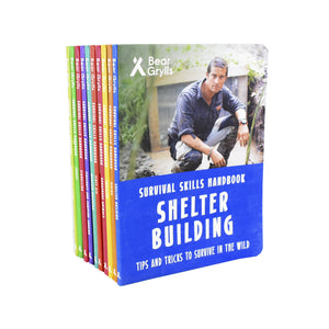 Bear Grylls Survival Skills Handbook Collection Series 10 Books - Age 9 years and up - Hardback