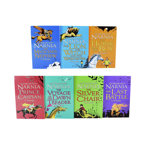 The Chronicles of Narnia 7 Books By C.S. Lewis - Ages 7-9 - Paperback