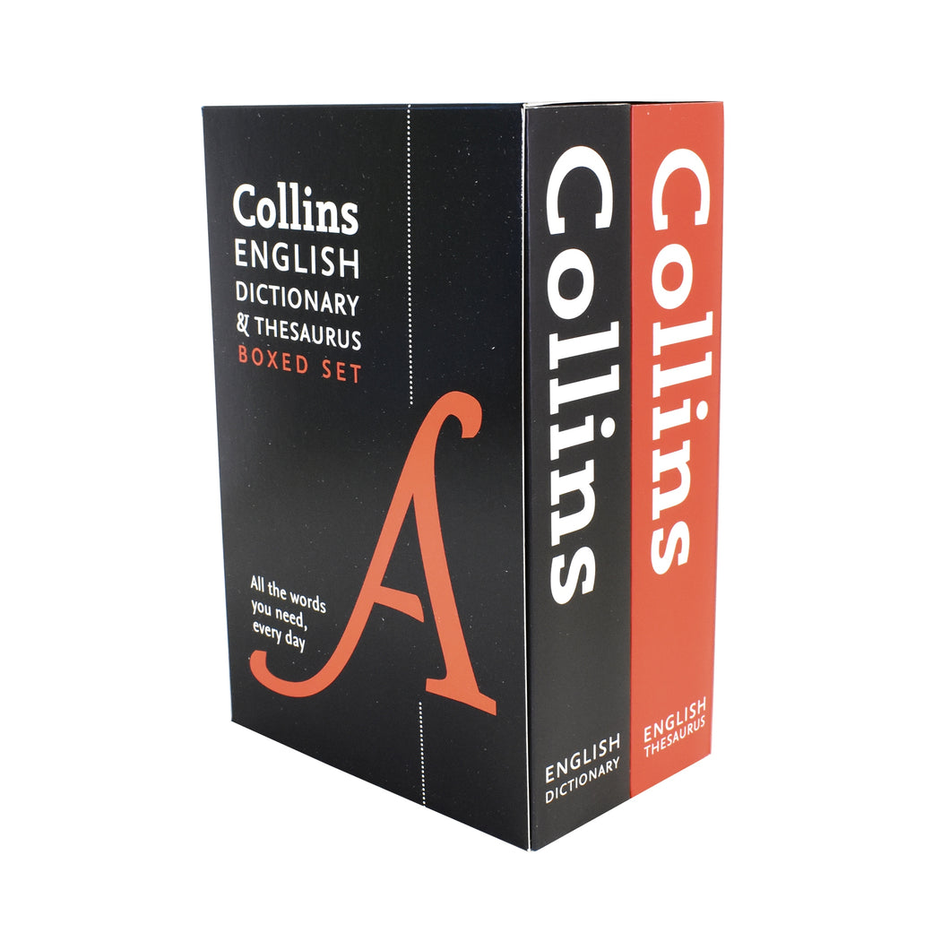 English Dictionary and Thesaurus 2 Books by Collins - Non Fiction - Paperback