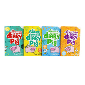 The Diary Of Pig Collection 4 Books Set By Emer Stamp - Ages 8-11 - Paperback