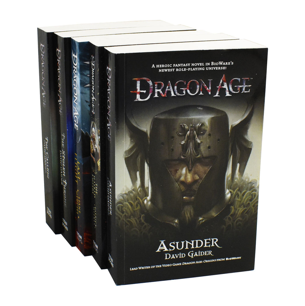 Dragon Age 5 Books Series Collection Set by David Gaider - Young Adult - Paperback