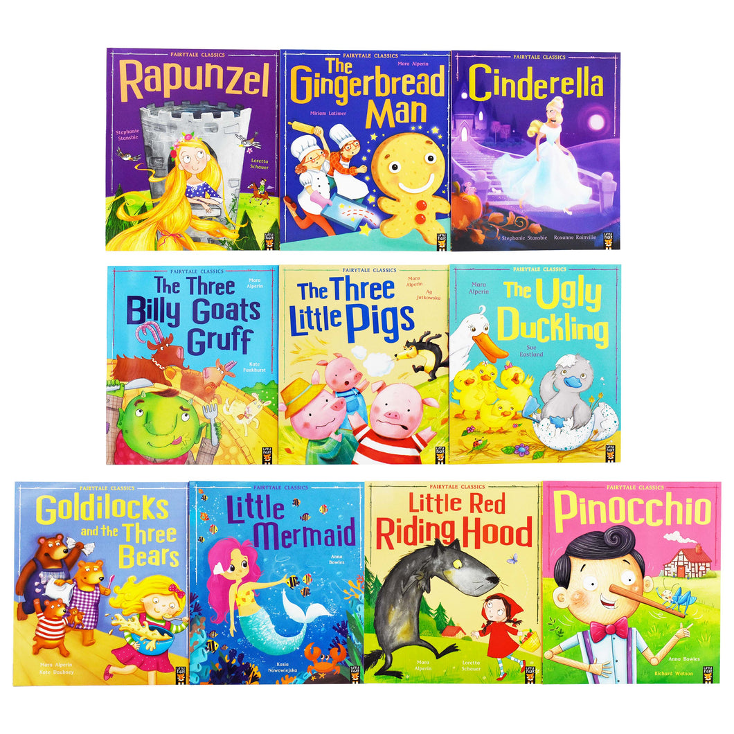 My First Fairy Tales Classics 10 Books Collection Set - Age 3-5 - Paperback