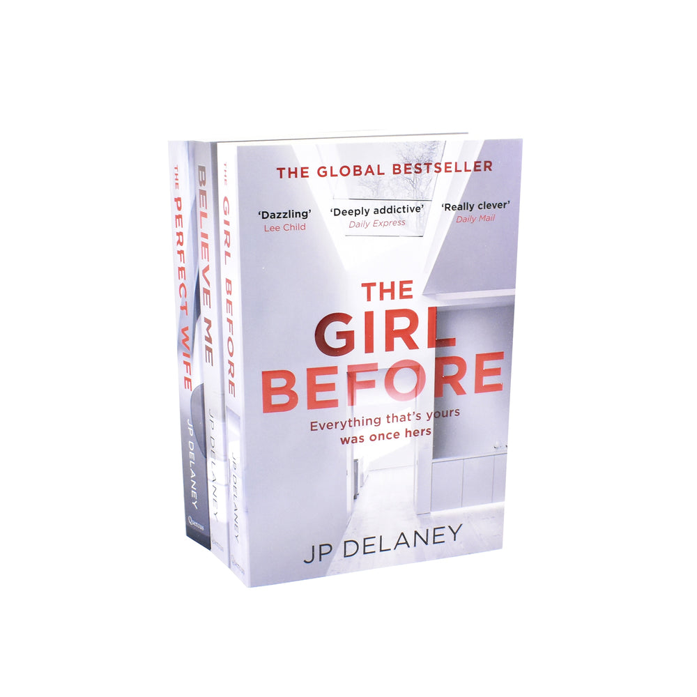 JP Delaney 3 Books Collection Set (The Girl Before, Believe Me & The Perfect Wife) - Fiction - Paperback - Bangzo Books Wholesale