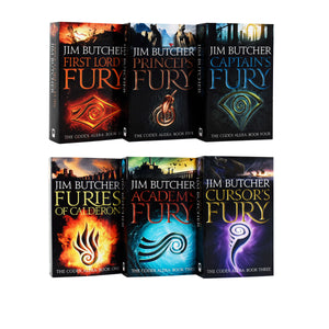 Codex Alera Book Series 6 Books Collection Set by Jim Butcher - Young Adult - Fiction - Paperback