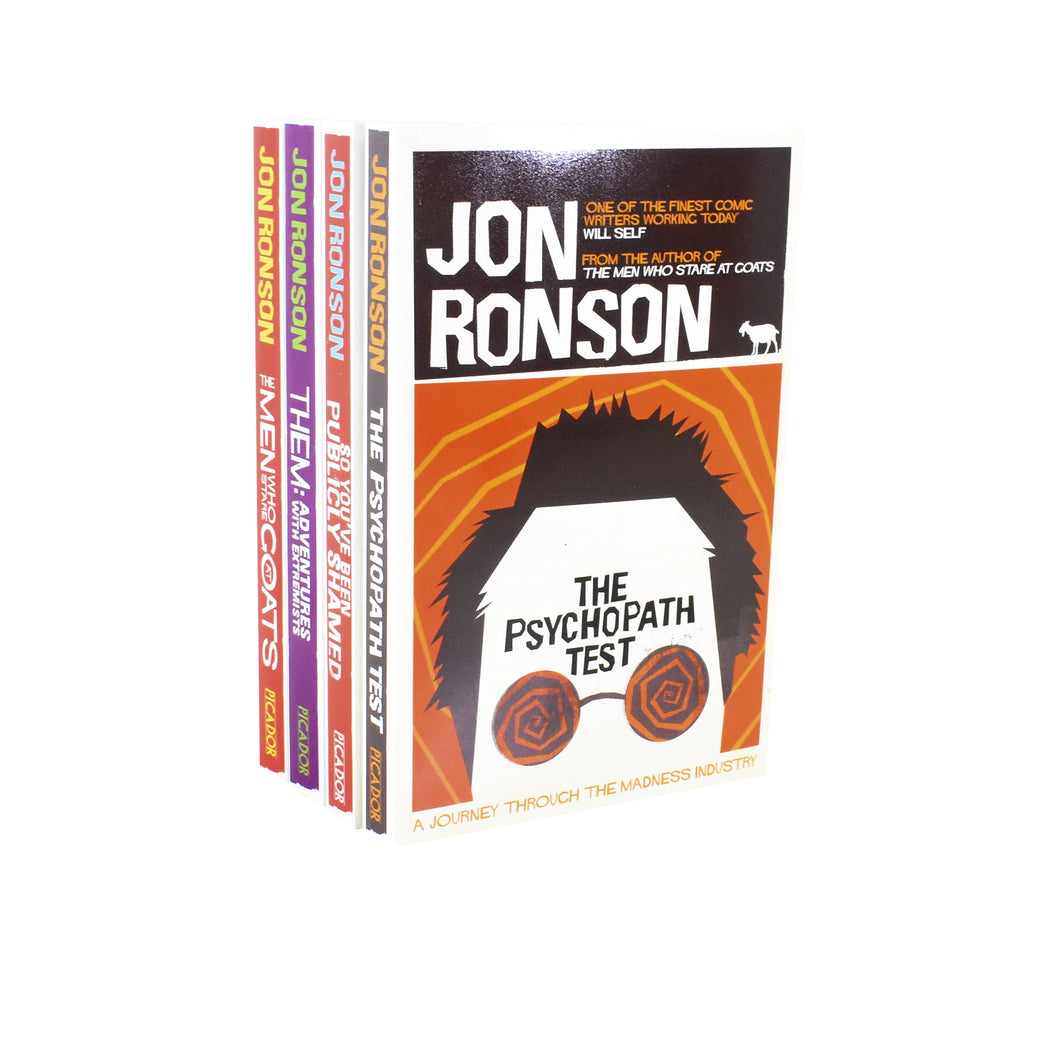 Jon Ronson 4 Books Collection Set - Non Fiction - Paperback