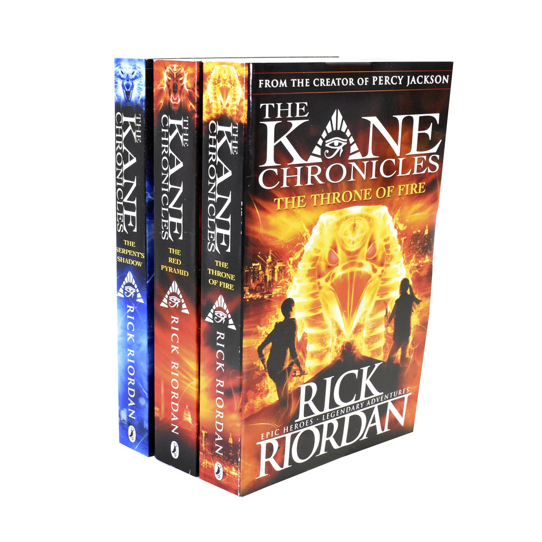 The Kane Chronicles 3 Books Collection By Rick Riordan - Ages 9-14 - Paperback