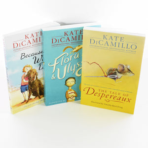 Kate Dicamillo Newbery 3 Books Children Collection Paperback Box Set 