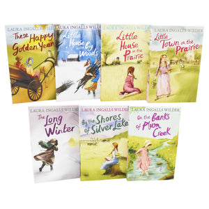 Little House on the Prairie Collection 7 Books Set - Ages 7-9 - By Laura Ingalls Wilder New 