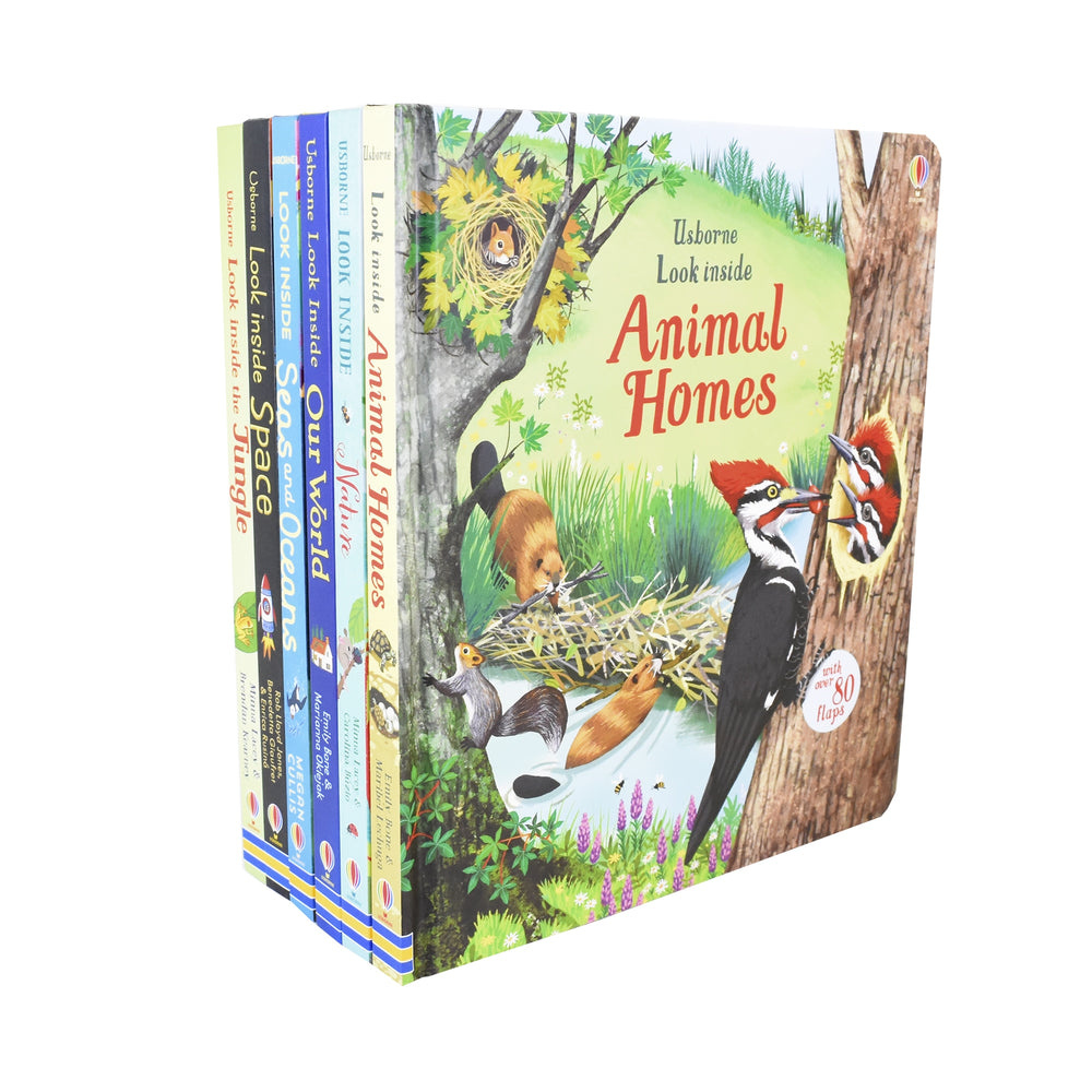 Usborne Look Inside 6 Books Collection Set - Ages 5-7 - Hardback - Bangzo Books Wholesale
