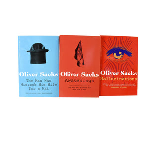 Oliver Sacks 3 Books Collection Set (The Man Who Mistook His Wife for a Hat, Hallucinations, Awakenings) - Fiction - Paperback