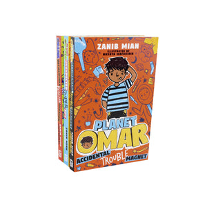 Planet Omar 3 Books Collection Set- Ages 7-9 - Paperback - Zanib Mian