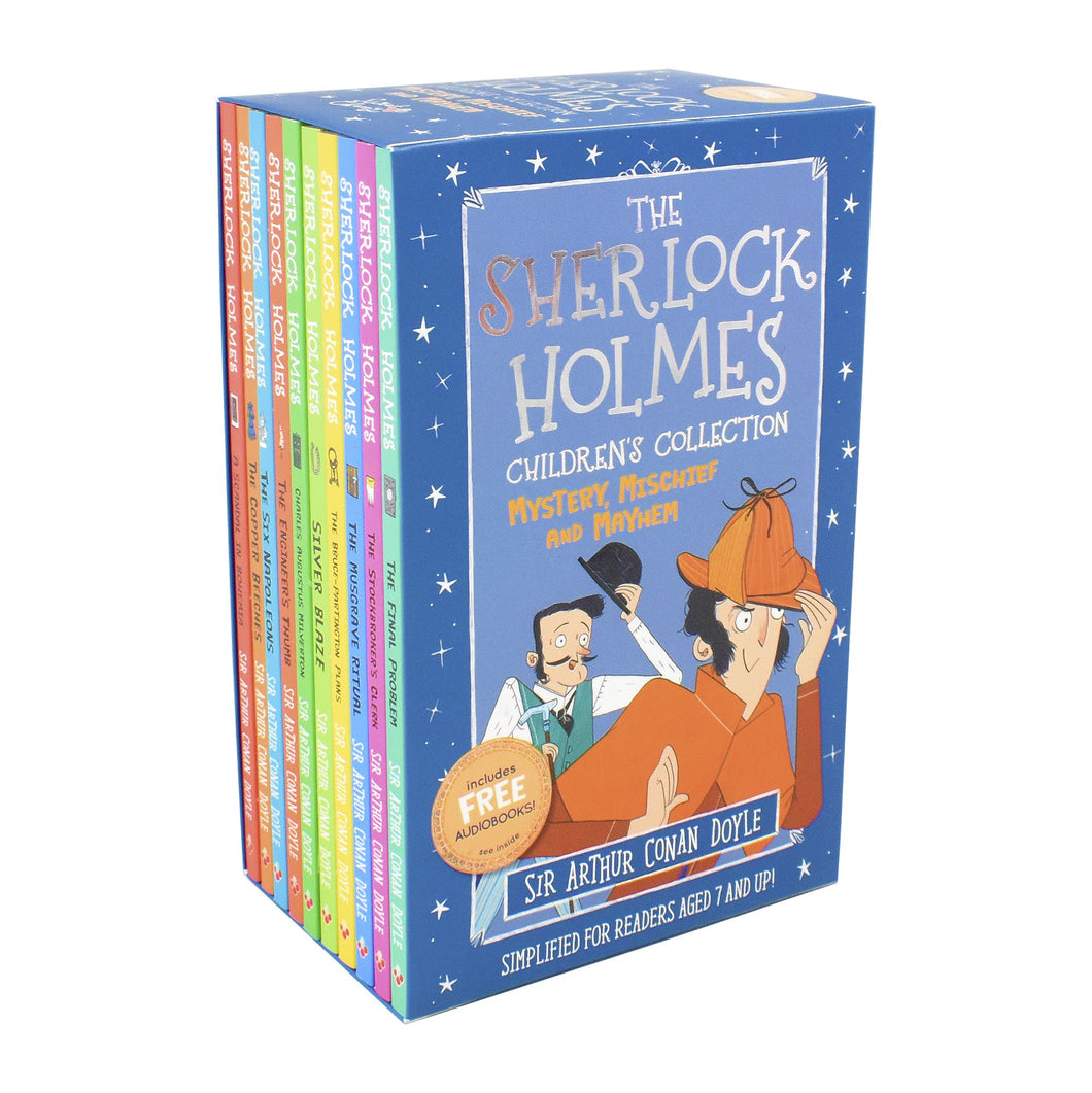 The Sherlock Holmes Children’s Collection : Mystery, Mischief and Mayhem 10 Books (Series 2) - Paperback - Age 7-9 -Sir Arthur Conan Doyle 