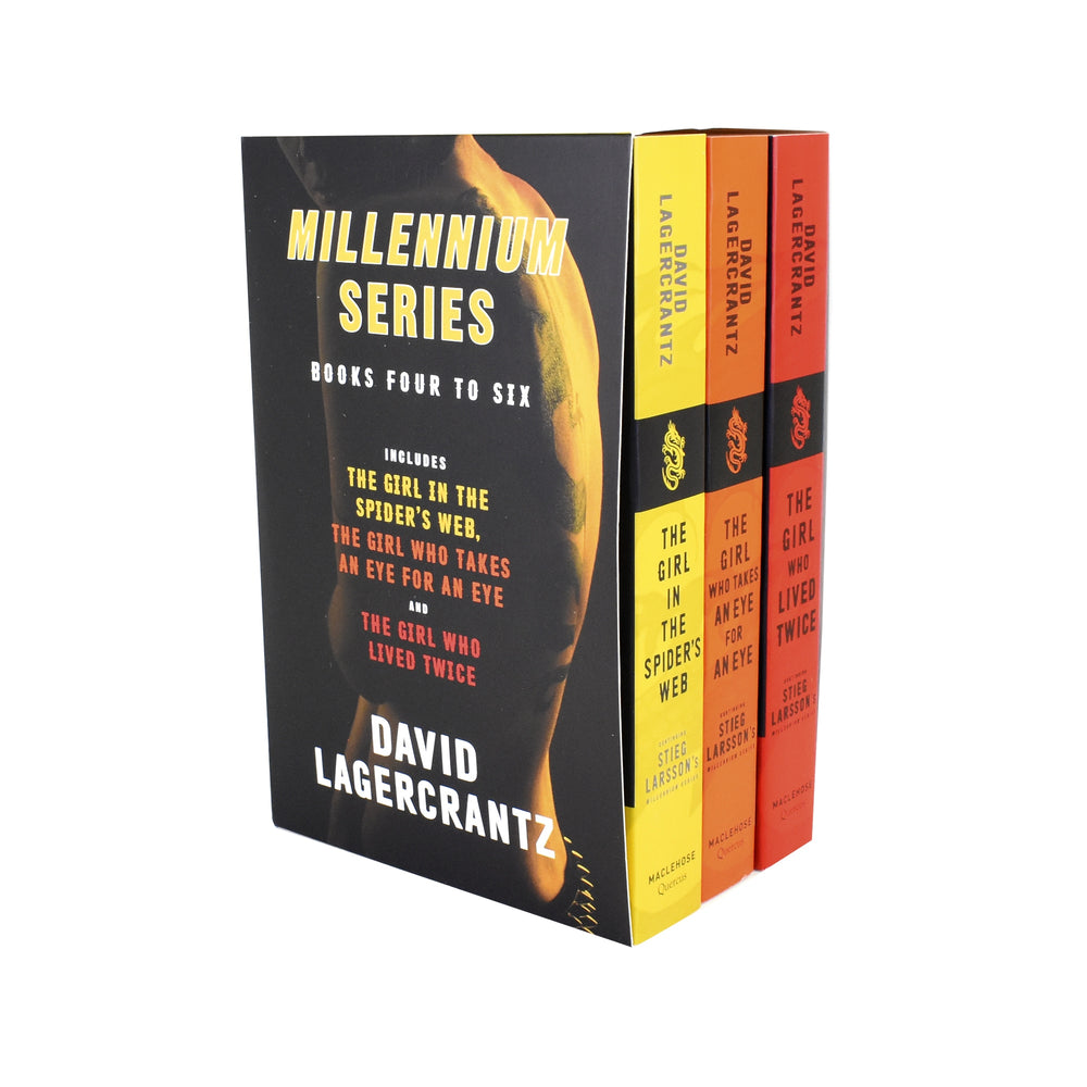 Stieg Larssons Millennium Series 3 Books Collection Box Set (Books 4 To 6) By David Lagercrantz – Adult – Paperback - Bangzo Books Wholesale