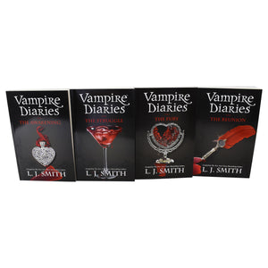 The Vampire Diaries Series 1 Collection 4 Books Set By L J Smith - Ages 12-17 - Paperback