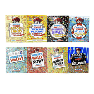 Wheres Wally Amazing Adventures and Activities 8 Books Bag Collection By Martin Handford - Ages 5-7 - Paperback