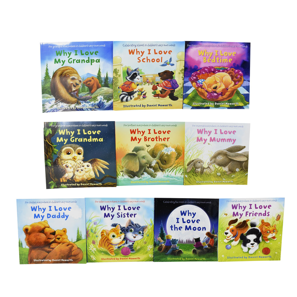 Why I Love My Family 10 Picture Books Children Collection Set By Daniel Howarth - Ages 3+ - Paperback - Bangzo Books Wholesale