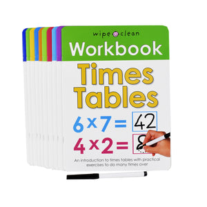 Wipe and Clean Workbooks Series 10 Books Collection Set - Ages 0-5 - Paperback