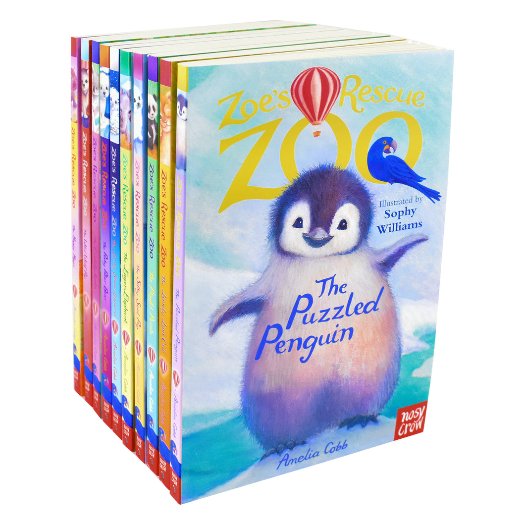Zoes Rescue Zoo Series 1 By Amelia Cobb 10 Books Collection Set - Ages 5-7 - Paperback
